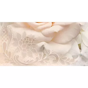 Декор Нефрит-Керамика Амелия серый Роза 04-01-1-10-05-06-465-2 50х25