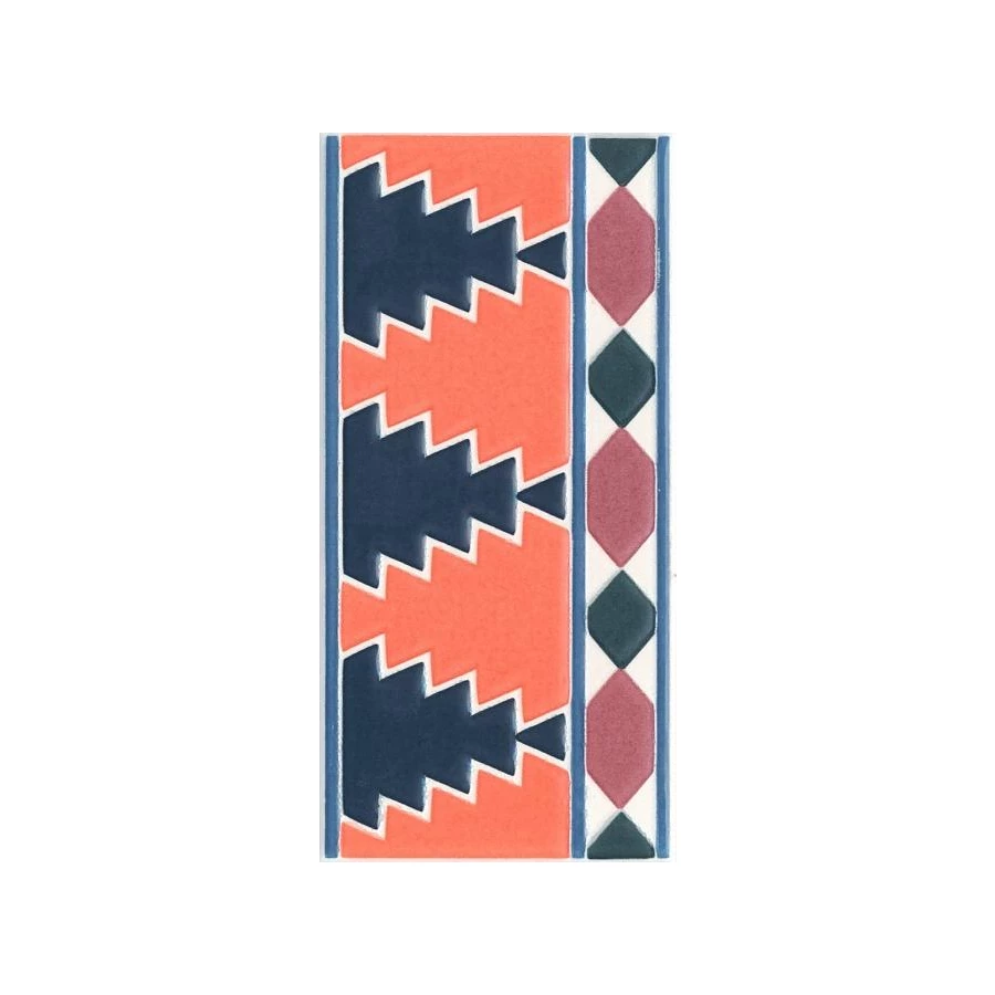 Декор Kerama Marazzi Алькасар многоцветный 7,4х15 см