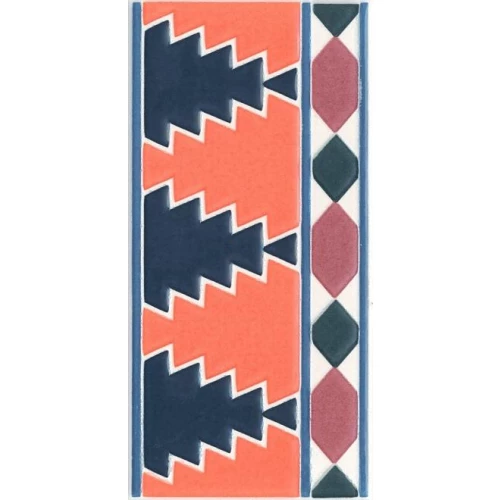 Декор Kerama Marazzi Алькасар многоцветный 7,4х15 см