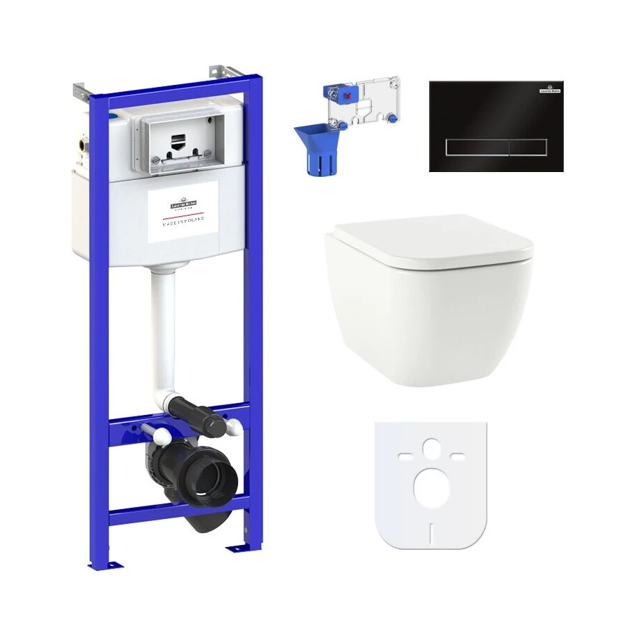 Унитаз Lavinia Boho Relfix One Rimless 87040076 (комплект 7 в 1)