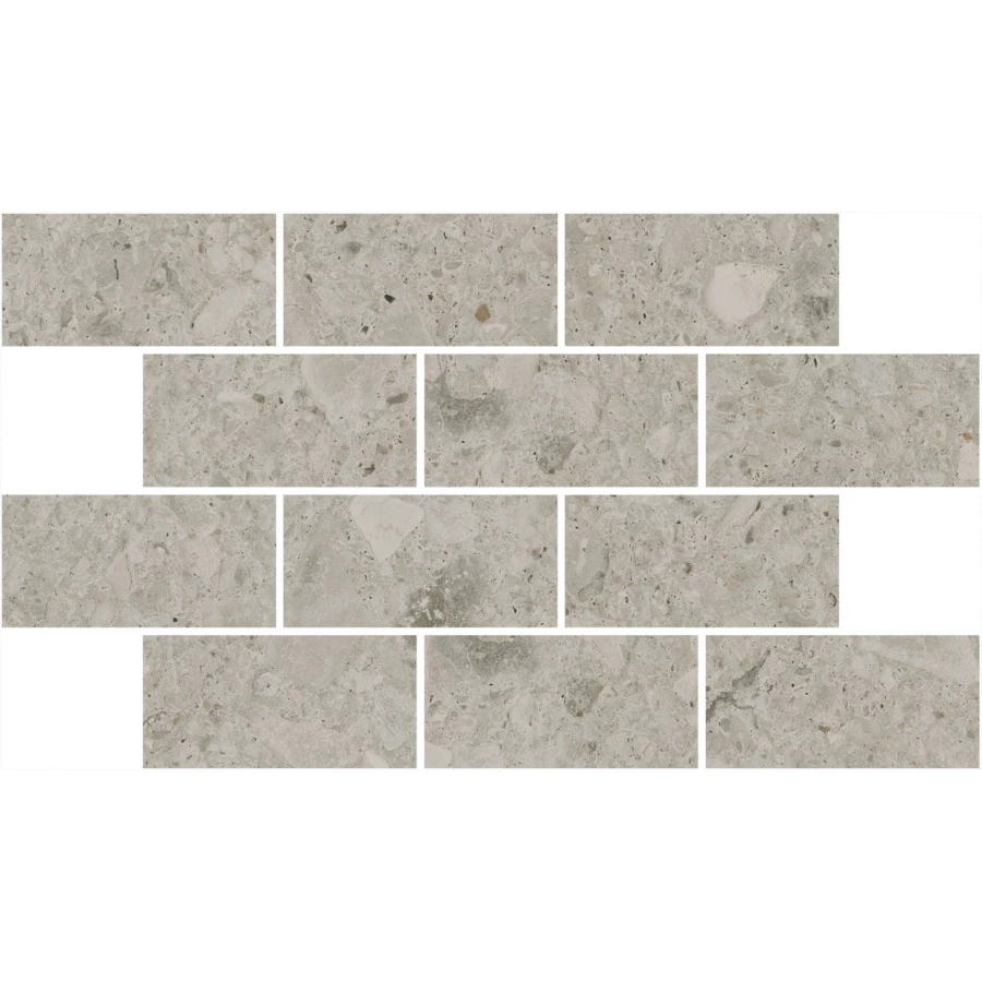 Декор Kerama Marazzi Чеппо ди Гре мозаичный обрезной матовый бежевый светлый DD605920/MM 34,6x20 см