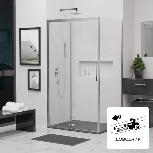 Душевой уголок RGW LE-41 LE-12 + Z-050-2 Прозрачное 34124103-011 130х100 см