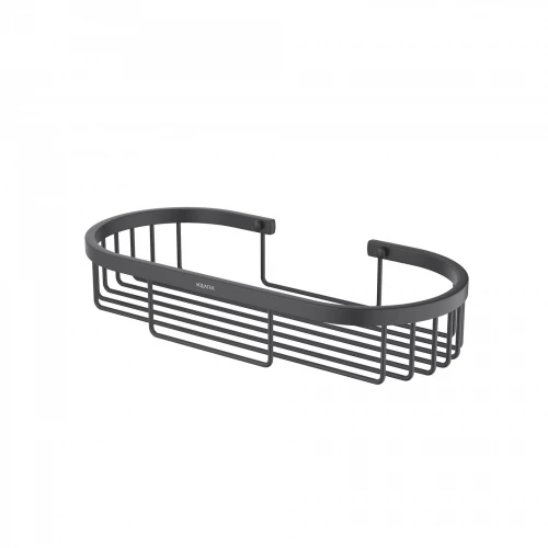 Полка для душа Aquatek матовый черный AQ4916MB