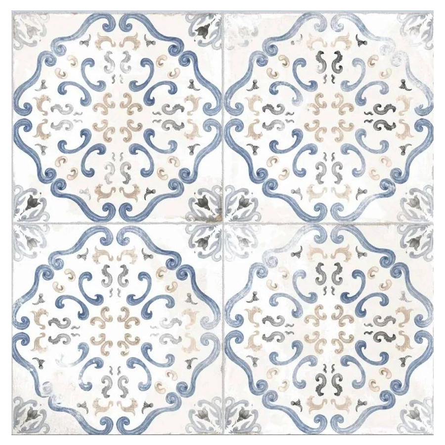 Керамогранит El Molino Alice Azul матовый синий 58x58 см