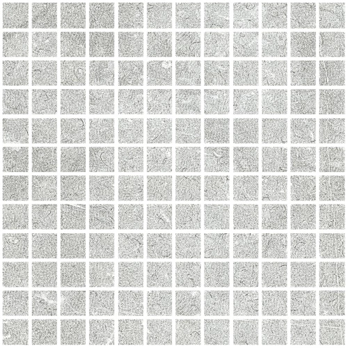 Мозаика Living Ceramics Vonn Mosaic 25 Grey Soft матовая серая LV11021 30x30 см