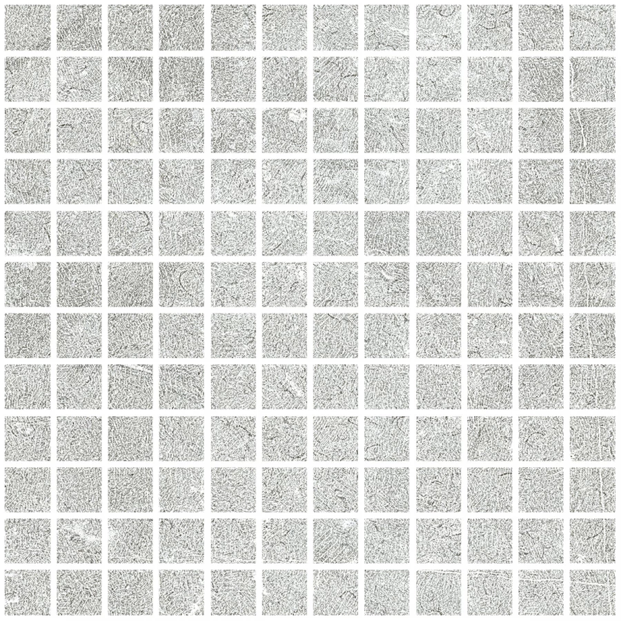 Мозаика Living Ceramics Vonn Mosaic 25 Grey Soft матовая серая LV11021 30x30 см