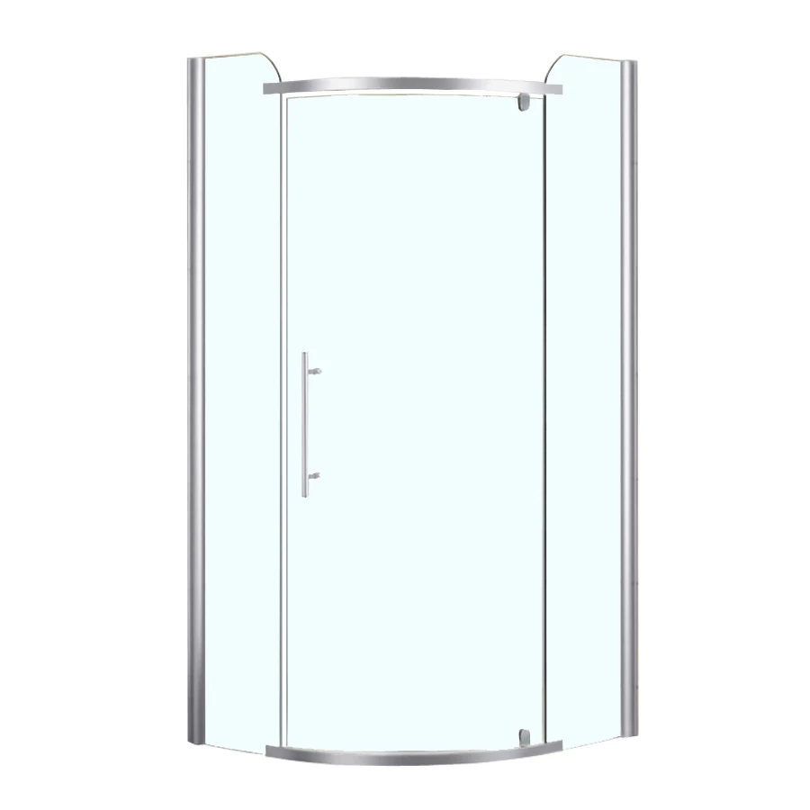 Душевое ограждение Azario Edmonton без поддона распашная дверь 8 мм профиль хром AZ-NNC2231 900 90х90х200 см
