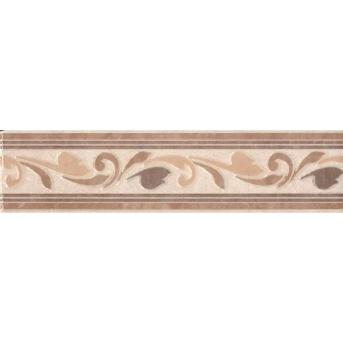 Керамогранит Kerama Marazzi Вилла Флоридиана Бордюр глянцевый коричневый AD\A241\SG9179 30x7,2 см