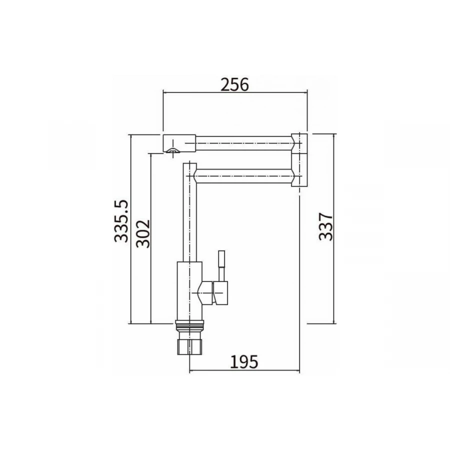 Смеситель для кухни Fashun A54409