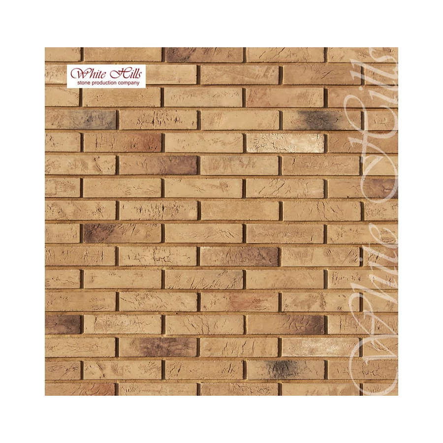 Плитка под кирпич White Hills Терамо Брик 350-40 22х5,5х1,2-1,5 см