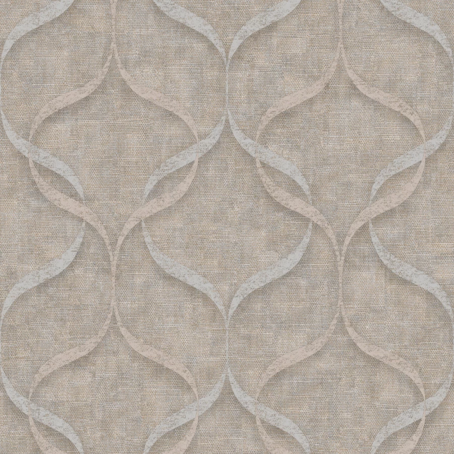 Обои флизелиновые Zambaiti Parati Mini Trend серые 15530 0,53х10,05 м