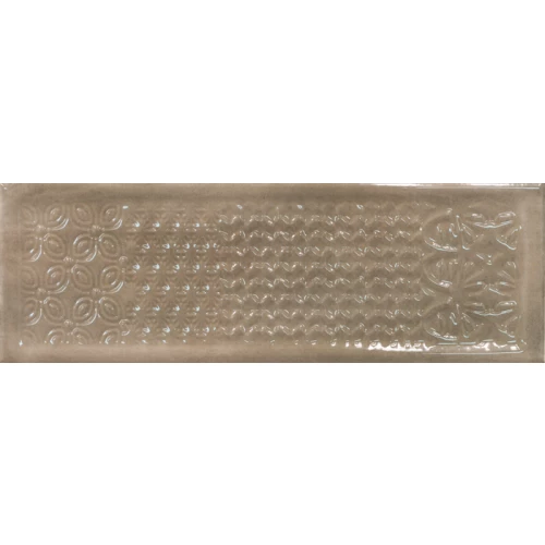 Керамическая плитка Cifre Rev. Decor titan vison коричневый 10х30,5 см