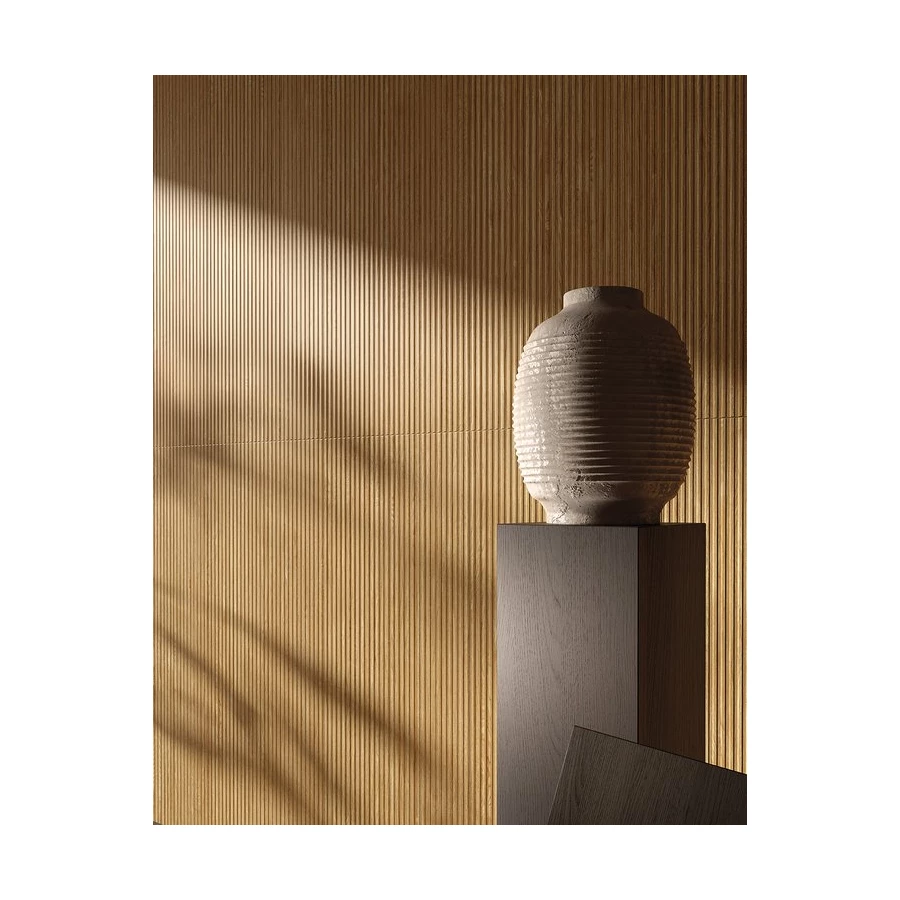 Плитка настенная Fap Ceramiche True Color Groove Oak RT матовая бежевая fTD0 120x50 см