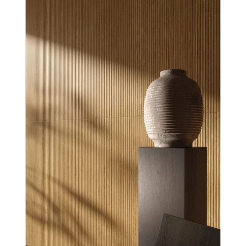 Плитка настенная Fap Ceramiche True Color Groove Oak RT матовая бежевая fTD0 120x50 см