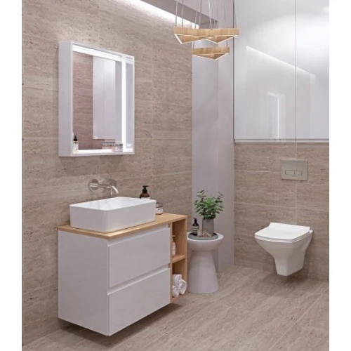 Подвесной унитаз Cersanit Carina xl clean on dpl eo slim s-mz-carina-xl-con-s-dl-w