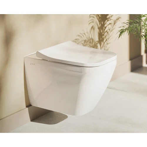 Подвесной унитаз Vitra Integra Square безободковый 7082B003-0075 54 см