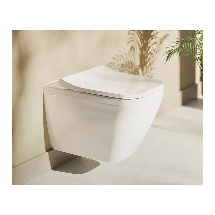 Подвесной унитаз Vitra Integra Square безободковый 7082B003-0075 54 см