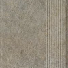 Ступень Ceramika Paradyz Eremite Taupe Stopnica Prosta Struktura Mat B1a матовая серая 60х30 см