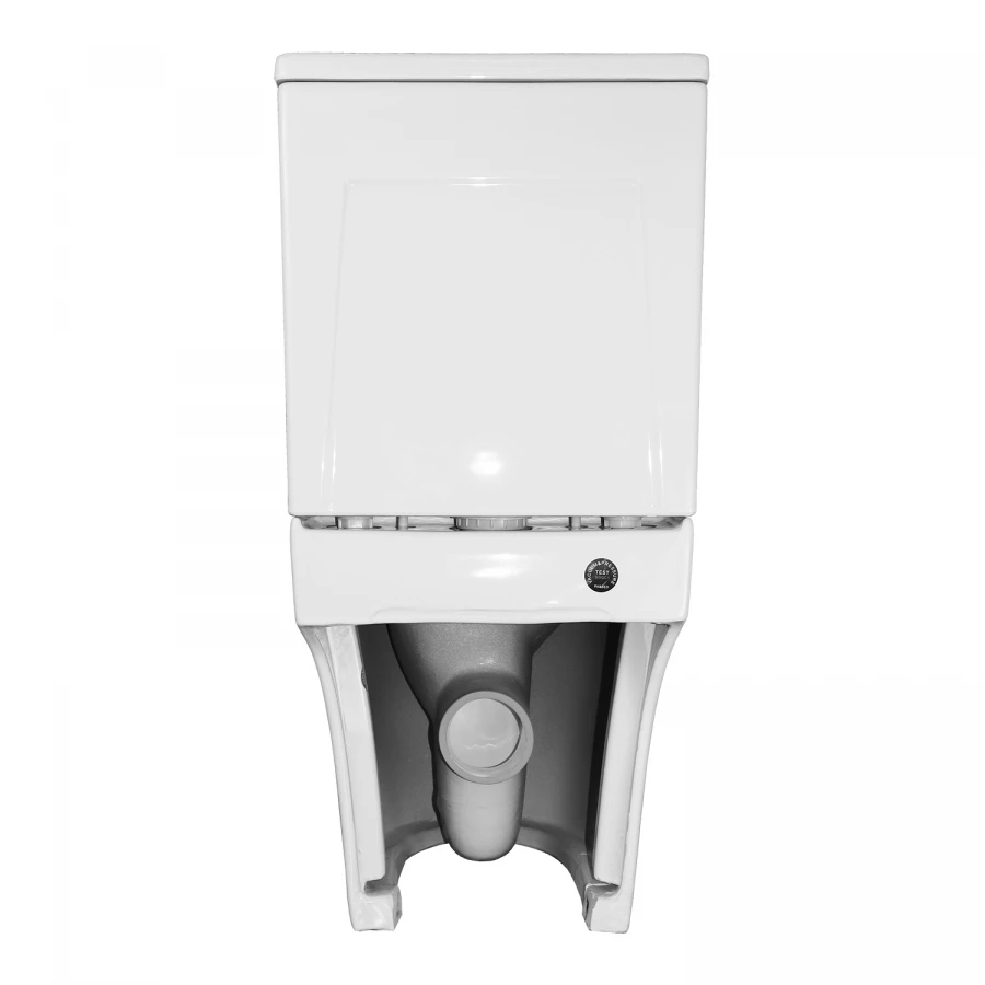 Унитаз-компакт Azario Berton напольный безободковый слив торнадо с быстросъемным сиденьем микролифт AZ-6093 38.5х61.5х80.5 см