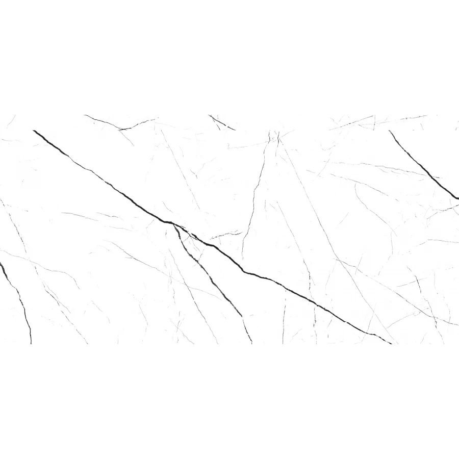 Керамогранит LCM Twinstone White полированный белый 60120TWN00P 120х60 см