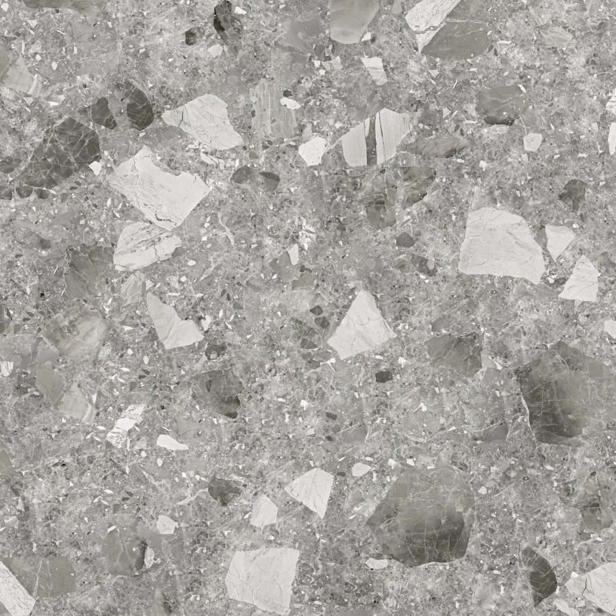 Керамогранит ALMA Ceramica Steel rock sugar-эффект серый GFU04STE70R 60х60х0,95 см