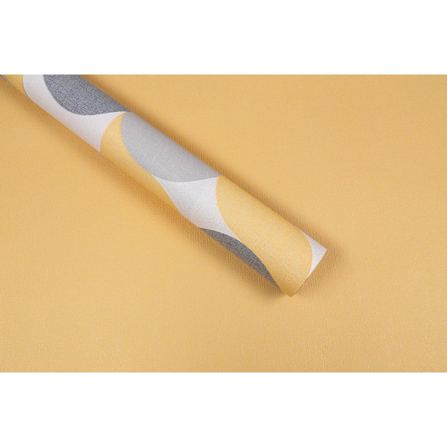 Обои флизелиновые Palitra Home Confetti HomeColor жёлтые HC31185-34 1,06х10,05 м