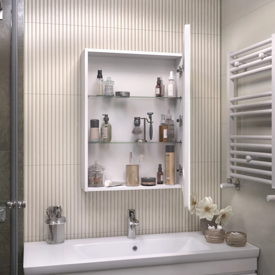 Зеркало шкаф Vigo Geometry Classic 600 навесной 117 59.7x79 см