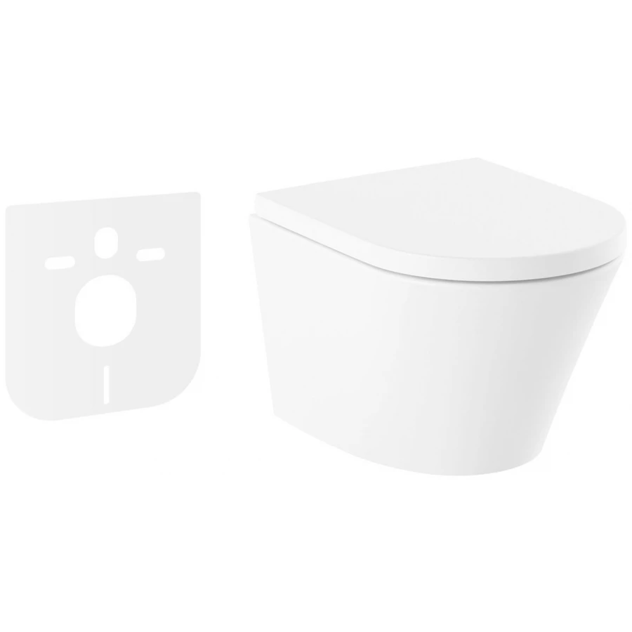 Унитаз Lavinia Boho Biore Compacto Rimless 21010005 (комплект 2 в 1)