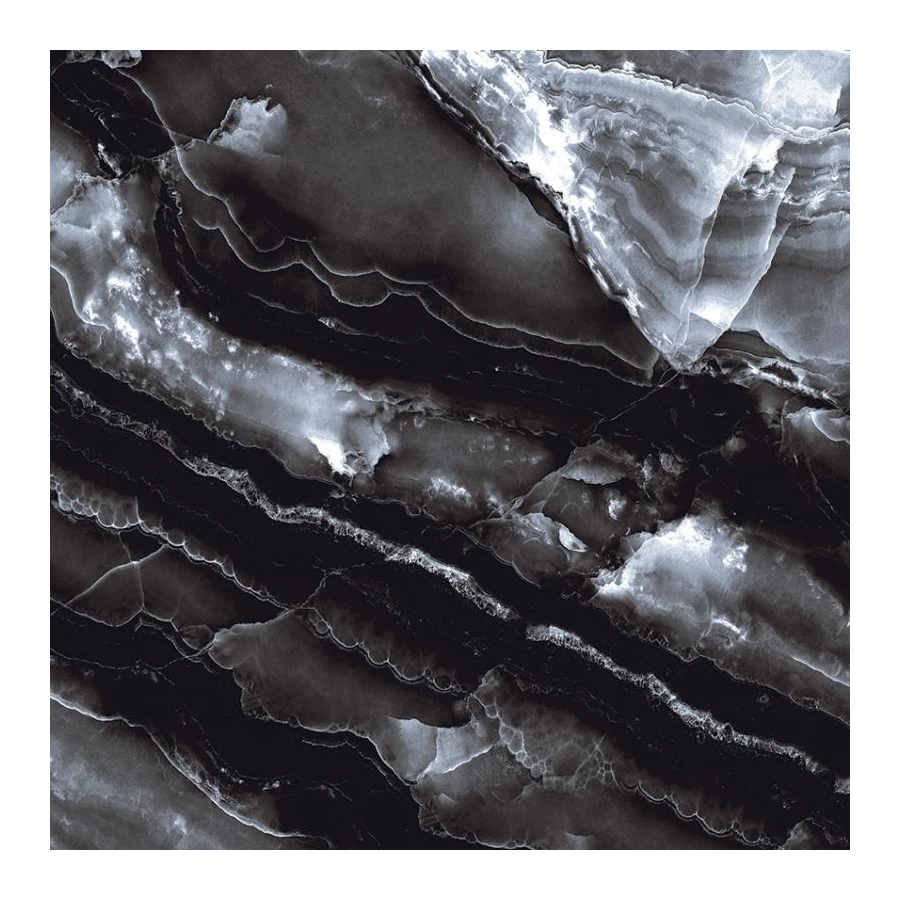 Керамогранит Primavera Black Modulo high glossy GR108 60х60 см