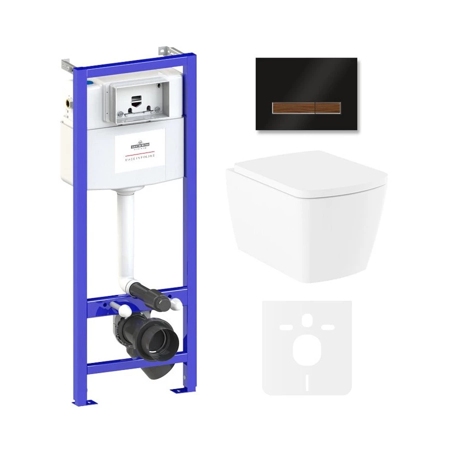 Унитаз Lavinia Boho Relfix Aveo Rimless 75110246 (комплект 6 в 1)