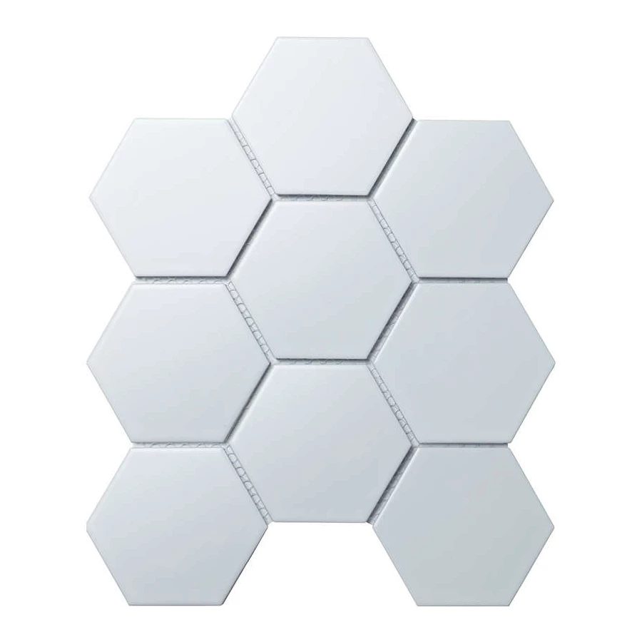 Мозаика Starmosaic Керамическая мозаика матовая белая SBH1005 29,5х25,6 см