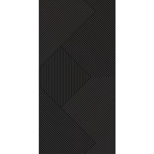Керамогранит Fakhar Monocolor Black Strucrure матовый черный 61w1217a 119,6х59,6 см