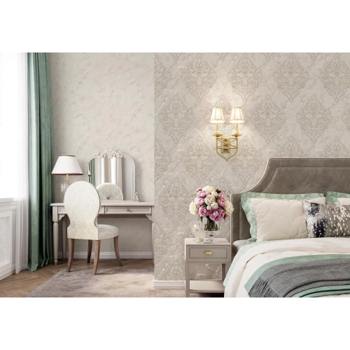 Обои флизелиновые Palitra Home Markiza бежевый HC31181-21 1,06х10,05 м