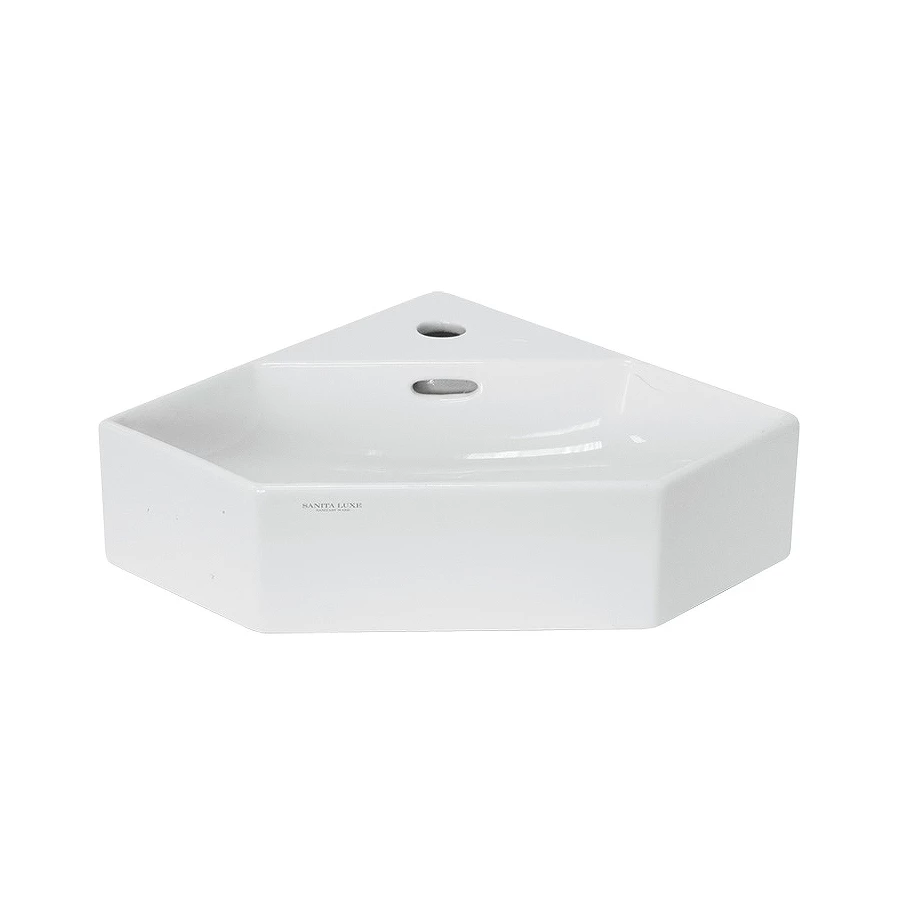 Раковина-чаша Sanita Luxe Line 49 угловая Белая LIN35SLWB01