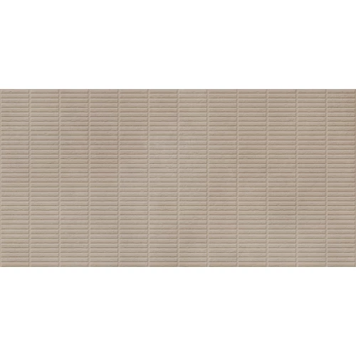 Керамогранит LCM Невел Чип серо-коричневый / Nevel Taupe Chip матовый карвинг 60120NEV21M 120х60 см
