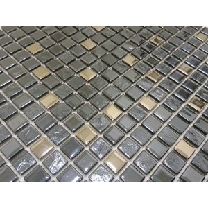 Стеклянная мозаика LeeDo Ceramica Teide серебристый 30,5x30,5 см