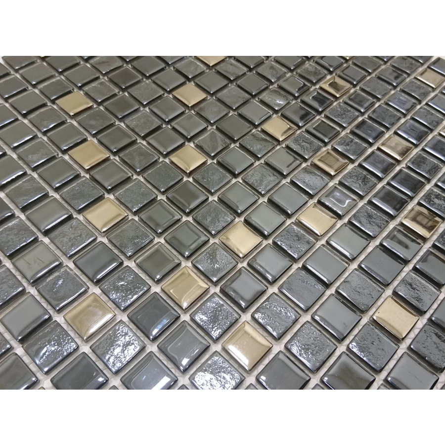 Стеклянная мозаика LeeDo Ceramica Teide серебристый 30,5x30,5 см