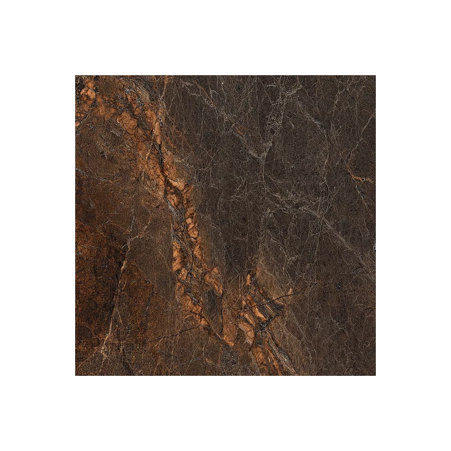 Керамогранит Italica Tiles Forest Brown Glamour глянцевый коричневый ITL70786 60х60 см
