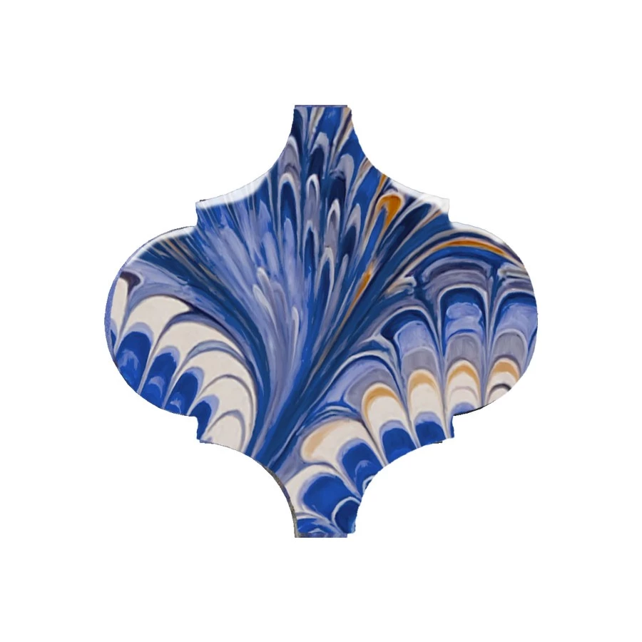 Плитка настенная Kerama Marazzi Арабески Венеция Декор матовый синий VT\A624\65000 6,5x6,5 см