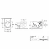 Унитаз подвесной Villeroy&Boch Subway 2.0 с сиденьем Soft Close 5614R201