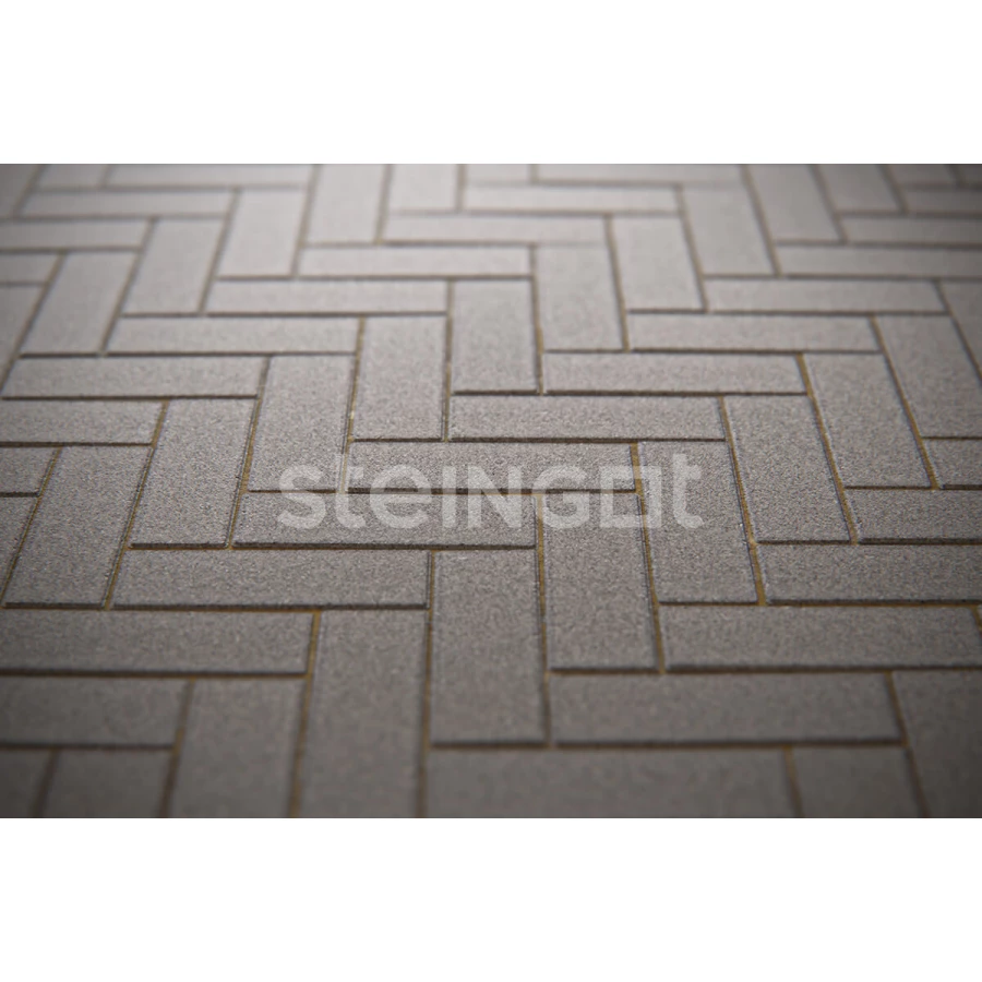 Тротуарная плитка Steingot Паркет Серый 25321 240х80х60 мм