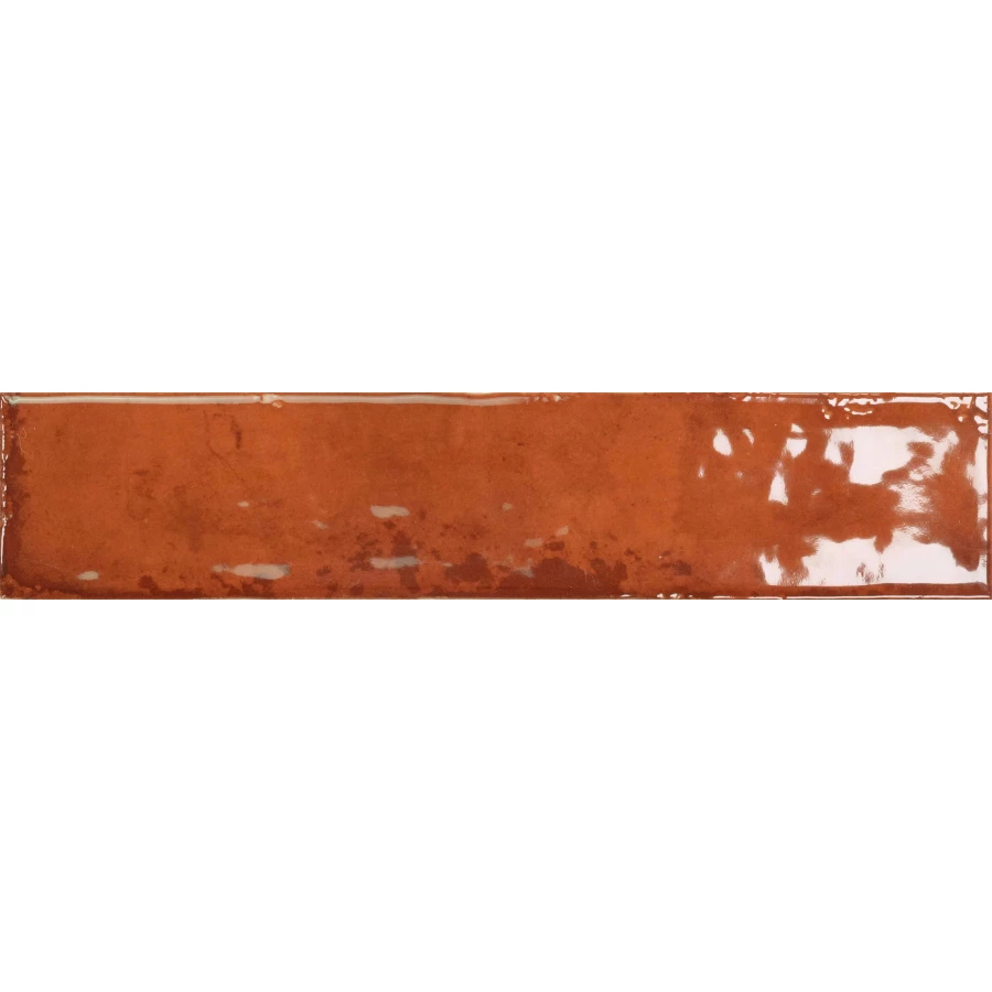 Плитка настенная Monopole San Remo Amber глянцевая красная 25x5 см