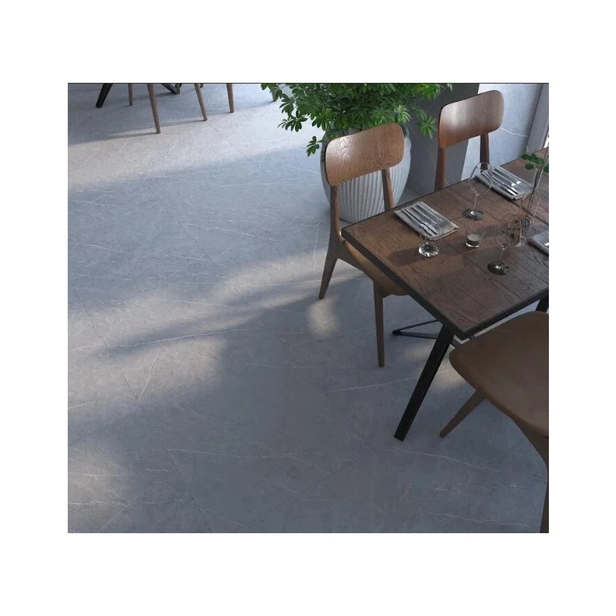 Керамогранит Meili Ceramica Pietra Dark Gray матовый темно-серый 60х60 см