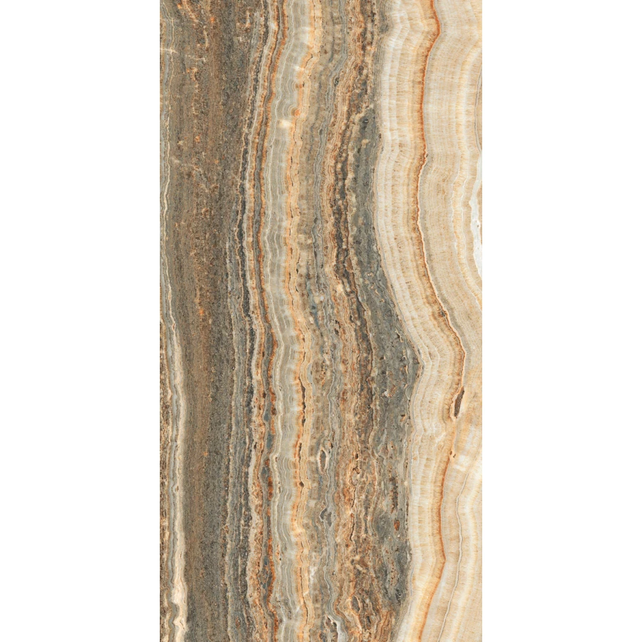 Керамогранит Rex Ceramiche Eccentric Luxe Caramel Comfort матовый коричневый 779268 120х60 см