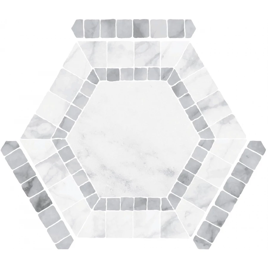 Керамогранит Monopole Avant Ibiza White 25х22 см