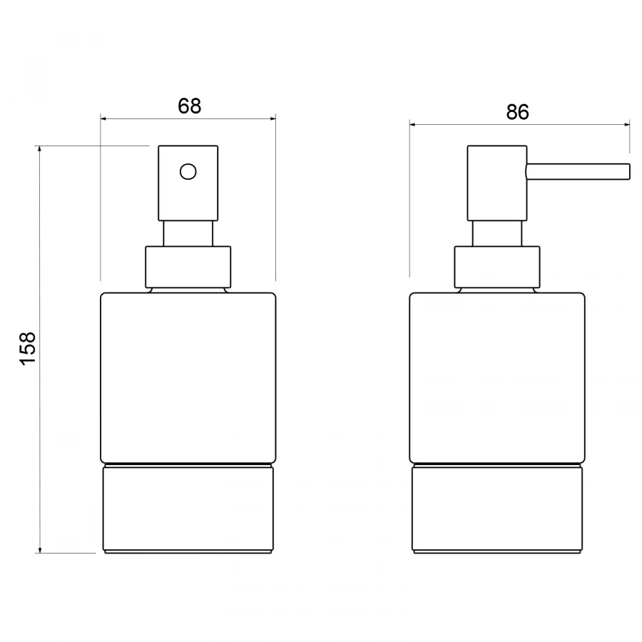 Дозатор настольный Timo Saona 13239/00
