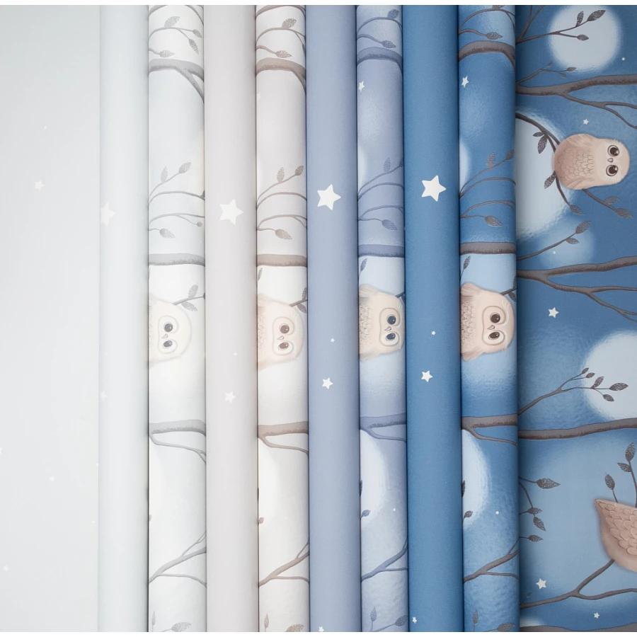 Обои флизелиновые Palitra Home Dream HomeColor синие HC72162-46 1,06х10,05 м