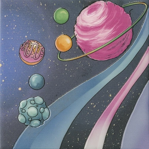 Декор Kerama Marazzi Космос 4 полуматовый фиолетовый VT/A382/5009 20x20 см