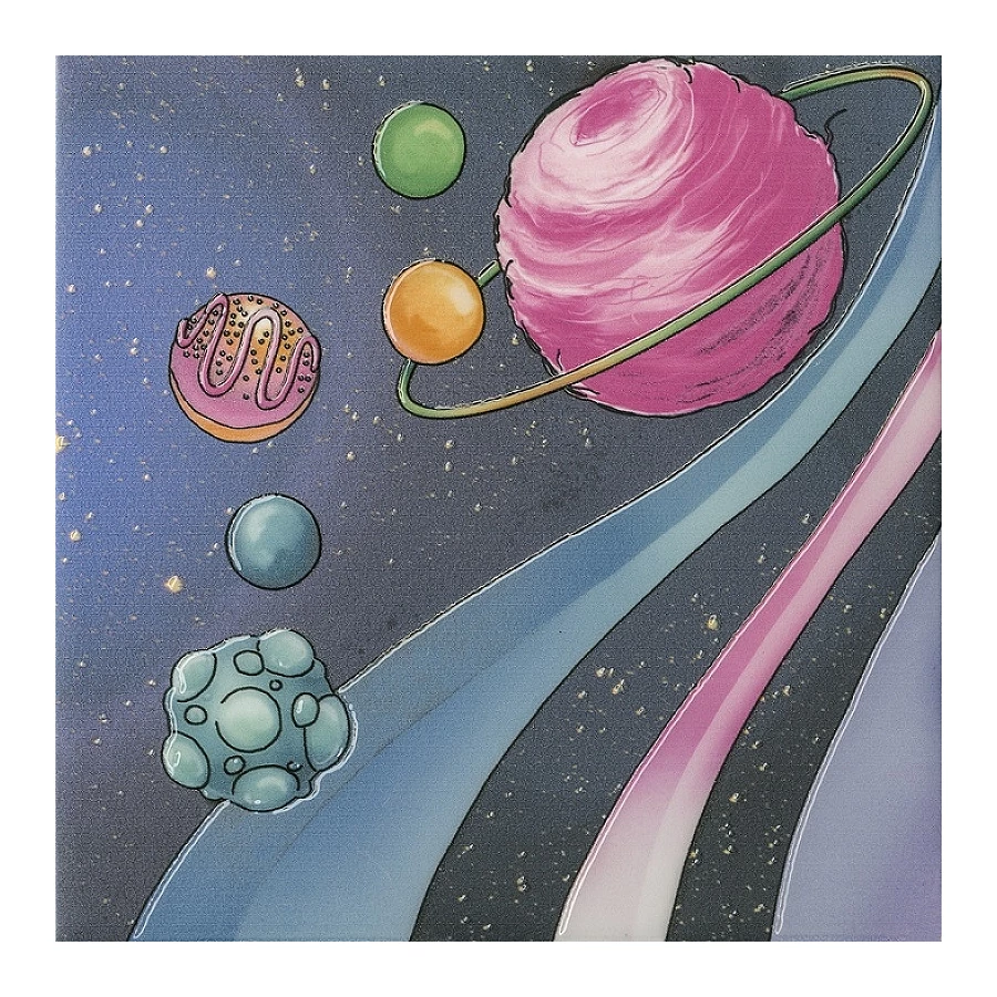 Декор Kerama Marazzi Космос 4 полуматовый фиолетовый VT/A382/5009 20x20 см