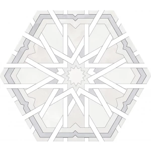 Керамогранит Monopole Radiant White 24x20 см